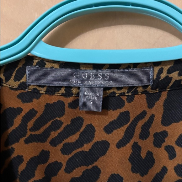 Guess Leopard Print Women's Top - Picture 3 of 4
